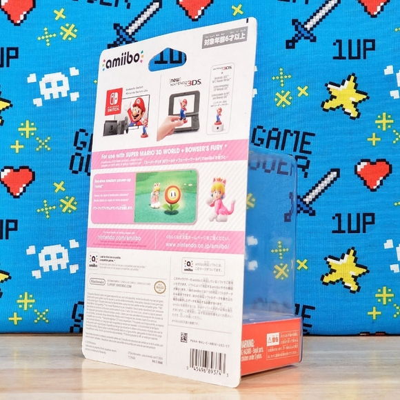 Amiibo Super Mario 3D World Princess Cat Peach Nintendo Switch & 3DS Collectible - Picture 3 of 9